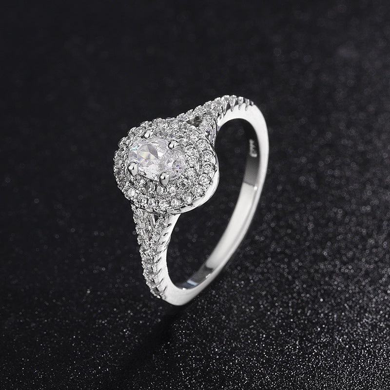Octagon-Cut Solitaire Ring – Simulated Diamond