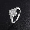 Octagon-Cut Solitaire Ring – Simulated Diamond