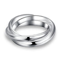 Triple Band Ring – 925 Silver Plated
