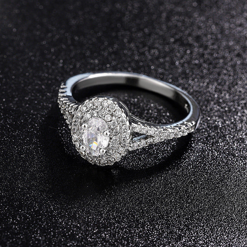 Octagon-Cut Solitaire Ring – Simulated Diamond