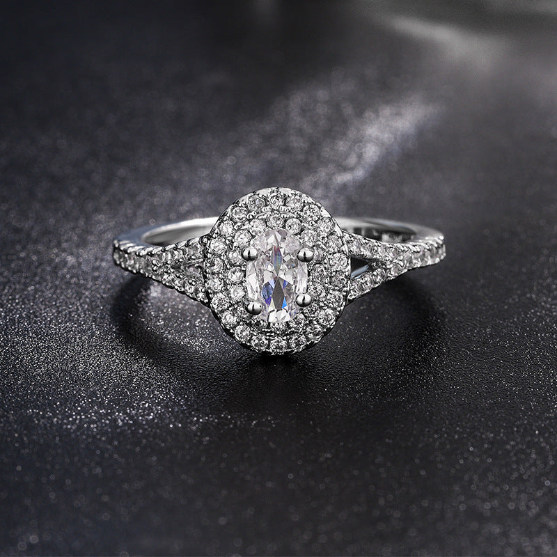 Octagon-Cut Solitaire Ring – Simulated Diamond