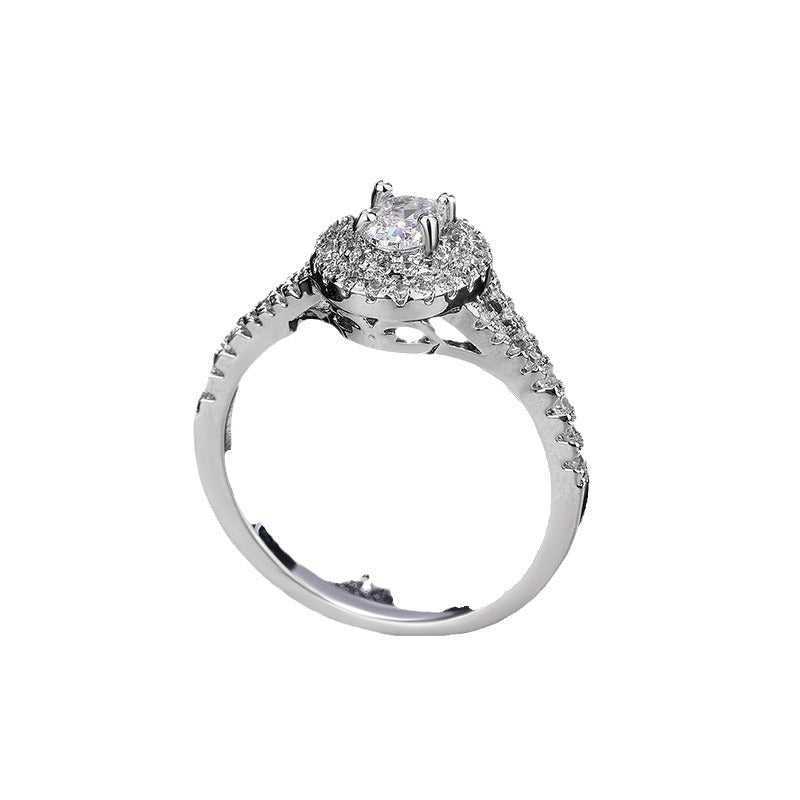Octagon-Cut Solitaire Ring – Simulated Diamond